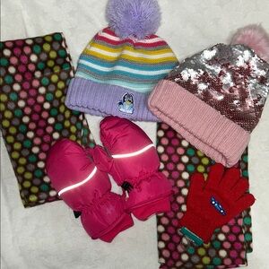 Colorful Kids Winter Accessories Set
